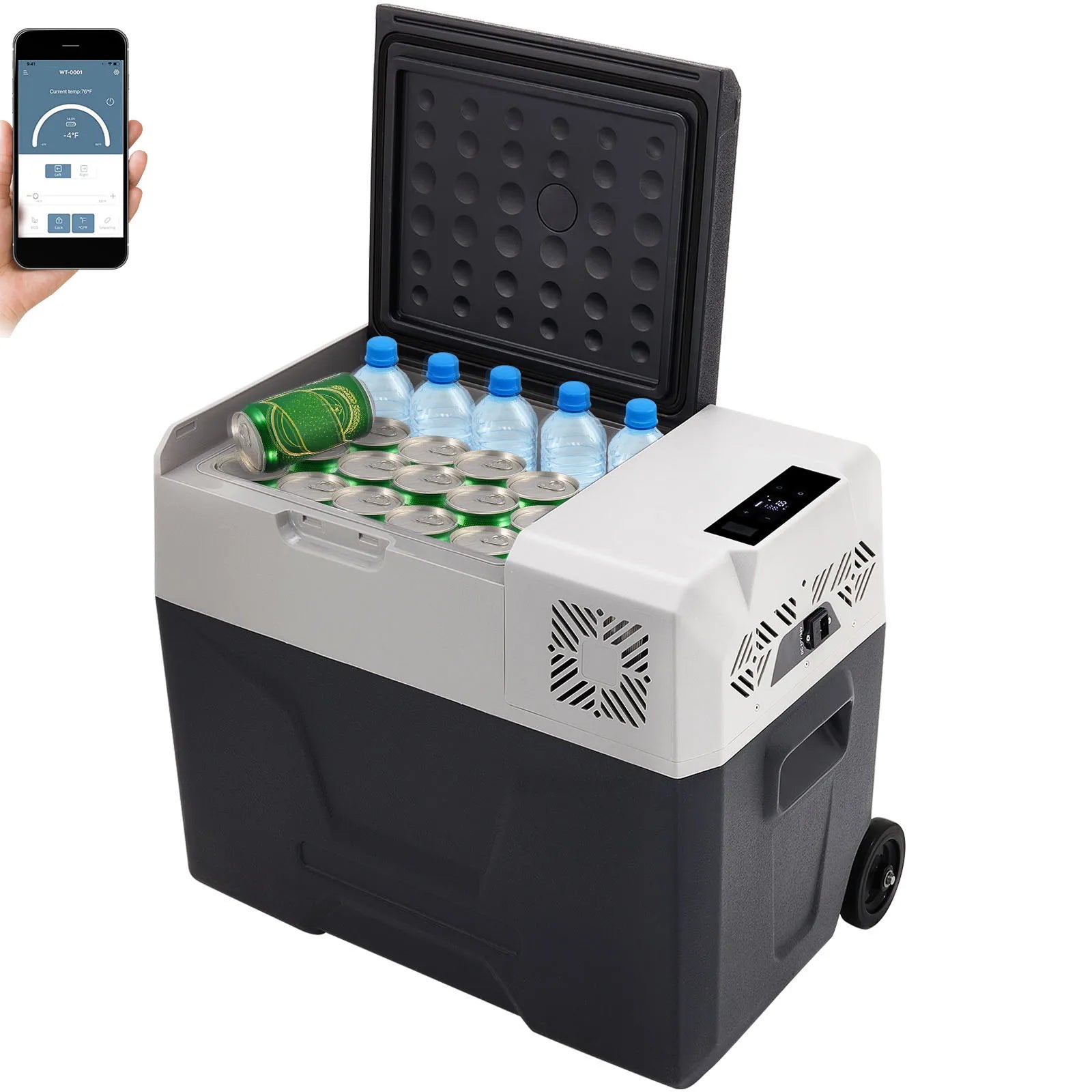 Icedrif nevera portátil, protección de batería del coche