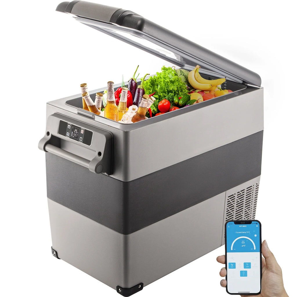Icedrif Nevera Portátil para Coche — Compresor Real, 15L a 55L (12V/24V DC, 110-240V AC)